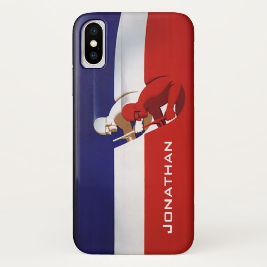  vervoer, patriottische racewagens Case-Mate iPhone case (Achterkant)