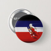  vervoer, patriottische racewagens ronde button 5,7 cm (Voorkant /achterkant)
