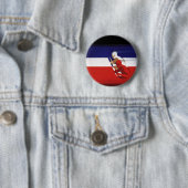  vervoer, patriottische racewagens ronde button 5,7 cm (In situ)
