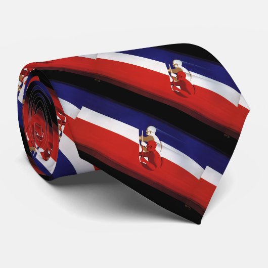  vervoer, patriottische racewagens stropdas (Opgerold)