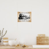  vervoer per spoor poster (Keuken)