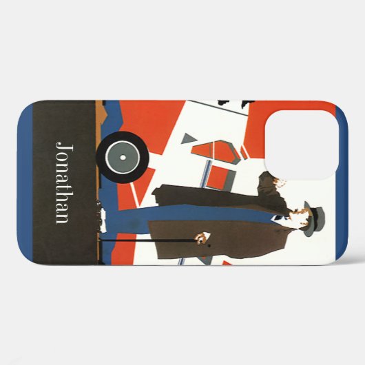  vervoer, propellervliegtuig en loods Case-Mate iPhone case (Achterkant (horizontaal))