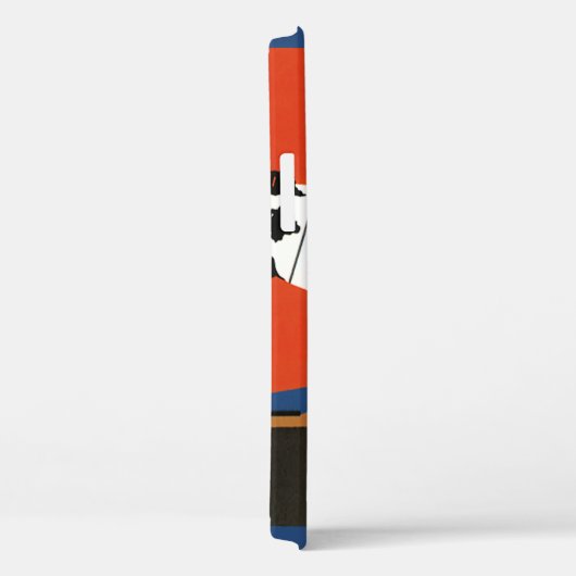  vervoer, propellervliegtuig en loods Case-Mate iPhone case (Achterkant / Rechts)