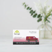 Vervoer Rode Van Visitekaartjes (Staand voorkant)