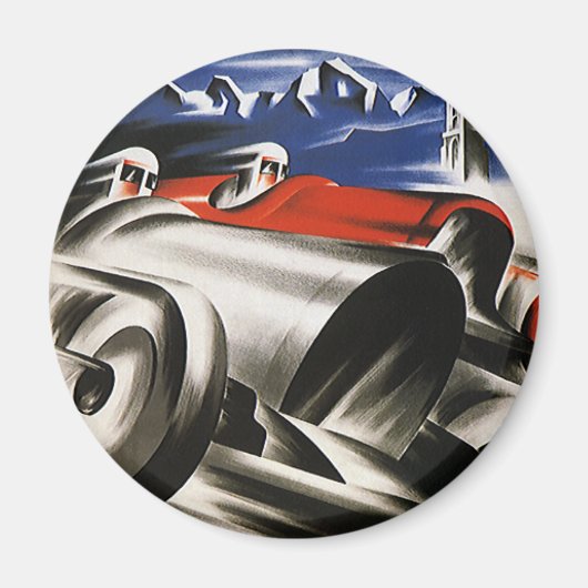  vervoer, sportweddenraces magneet (Voorkant)