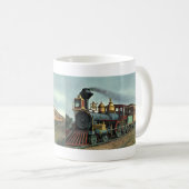  vervoer, steenkoollocomotief koffiemok (Voorkant rechts)