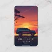 Vervoer Taxichauffeur Tour gids minimaal Contactkaartje (Voorkant)