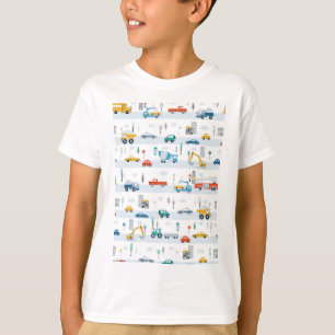 Vervoer Trucks en Auto's Schattigee Kinder T-shirt