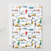 Vervoer Trucks Honk Beep Van Verjaardag Kaart (Achterkant)