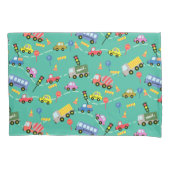 Vervoer Turquoise Kussensloop (Voorkant)