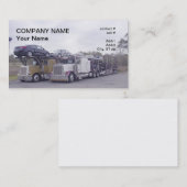 vervoer van auto's visitekaartje (Voorkant / Achterkant)