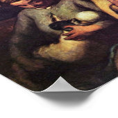 Vervoer van daumier Honoré van de derde klasse (be Poster (Hoek)