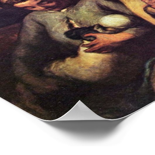 Vervoer van daumier Honoré van de derde klasse (be Poster (Hoek)