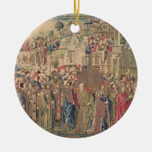 Vervoer van de ark van het convenant, Tapestr Keramisch Ornament (Voorkant)