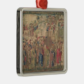 Vervoer van de ark van het convenant, Tapestr Metalen Ornament (Rechts)