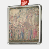 Vervoer van de ark van het convenant, Tapestr Metalen Ornament (Links)