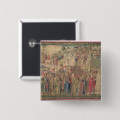 Vervoer van de ark van het convenant, Tapestr Vierkante Button 5,1 Cm (Voorkant /achterkant)
