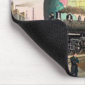 Vervoer van de twintigste eeuw, Vintage 1910 Muismat (Hoek)