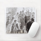 Vervoer van Edward II en Isabella van Frankrijk Muismat (Met muis)