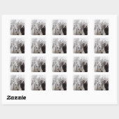 Vervoer van Edward II en Isabella van Frankrijk Vierkante Sticker (Vel)