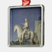 Vervoer van het ruiterstandbeeld van Louis Metalen Ornament (Links)