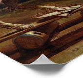 Vervoer van het ruiterstandbeeld van Louis XIV Poster (Hoek)