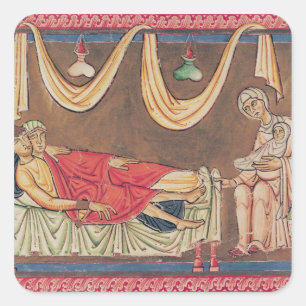 Vervoer van Hosea en Prostitute Vierkante Sticker