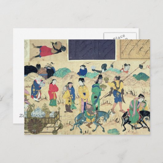 Vervoer van keramiek briefkaart (Voorkant / Achterkant)