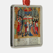 Vervoer van Maria van Bourgogne en Maximilian I Metalen Ornament (Rechts)
