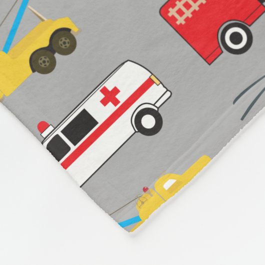 Vervoer van noodvoertuigen fleece deken (Hoek)