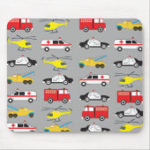Vervoer van noodvoertuigen muismat (Voorkant)