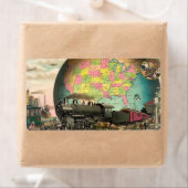 Vervoer van t - shirts etiket (Insitu)