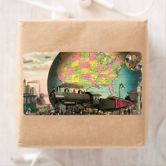 Vervoer van t - shirts etiket (Insitu)