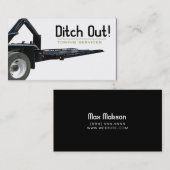 Vervoer van trekkende auto's visitekaartje (Voorkant / Achterkant)