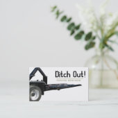 Vervoer van trekkende auto's visitekaartje (Staand voorkant)