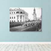Vervoer van Tsar Nicholas (1868-1918) naar Alexand Canvas Afdruk (Insitu (Houten vloer))