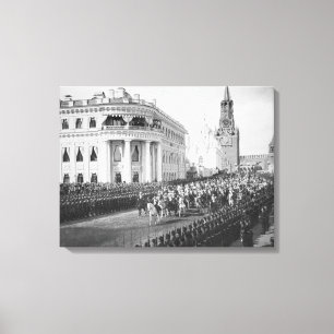 Vervoer van Tsar Nicholas (1868-1918) naar Alexand Canvas Afdruk