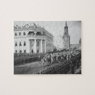 Vervoer van Tsar Nicholas (1868-1918) naar Alexand Legpuzzel