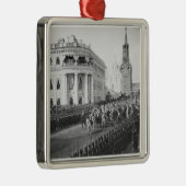 Vervoer van Tsar Nicholas (1868-1918) naar Alexand Metalen Ornament (Rechts)