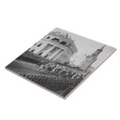 Vervoer van Tsar Nicholas (1868-1918) naar Alexand Tegeltje (Zijkant)