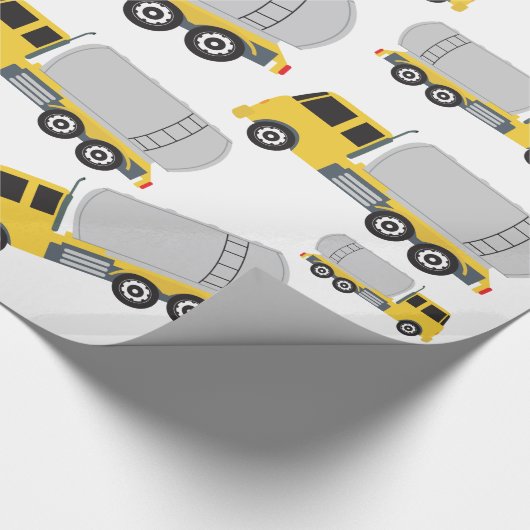 Vervoer van vrachtwagens cadeaupapier (Hoek)