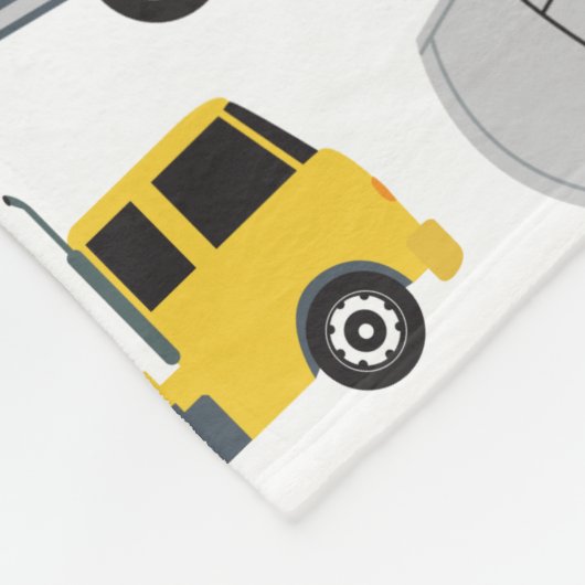 Vervoer van vrachtwagens fleece deken (Hoek)