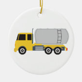 Vervoer van vrachtwagens keramisch ornament (Voorkant)