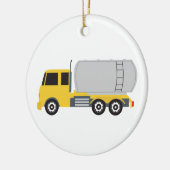 Vervoer van vrachtwagens keramisch ornament (Links)