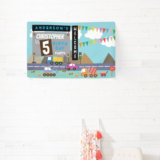 Vervoer Verjaardag Spandoek (Insitu)