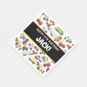 Vervoer Verjaardagsservetten Voertuigservetten Servet (Hoek)