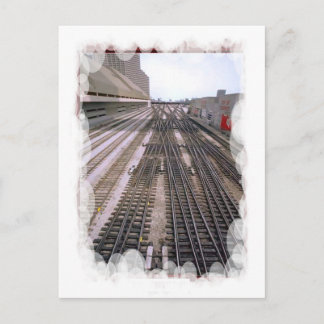  vervoer - verschillende sporen briefkaart