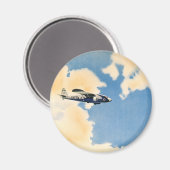 vervoer, vliegtuig Albatross Magneet (Voorkant / Achterkant)