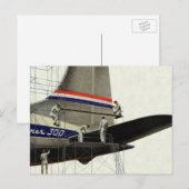 vervoer, vliegtuigonderhoud briefkaart (Voorkant / Achterkant)