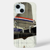  vervoer, vliegtuigonderhoud Case-Mate iPhone case (Achterkant)